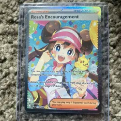 Pokemon TCG Rosa’s Encouragement 123/88 Perfect Order Special Rare Illustration. - Image 1
