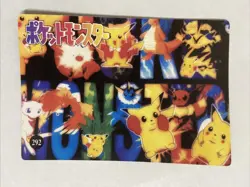 Pokemon Pocket Monsters Bulbasaur Raichu 294 Vending Series Holo Prism Sticker - Image 2