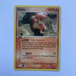 Pokemon Ex Legend Maker - Magby 58/92 - Non Holo NM LP - Image 1