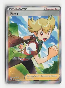 Barry Full Art 167/172 SWSH09 SWSH09: Brilliant Stars Pokemon TCG Ultra Rare - Image 1