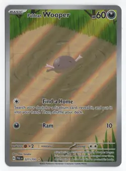 Paldean Wooper - 221/193 Illustration Rare Pokemon TCG SV02: Paldea Evolved NM - Image 1
