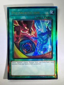 Polymerization Alt Art RA03-EN051 Ultimate Rare 1st Edition YuGiOh Card NM - Image 1