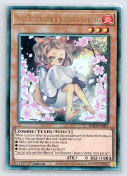 Ash Blossom & Joyous Spring - RA04 EN025 - Ultimate Rare - 1st Edition - Yugioh - Image 1