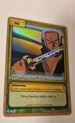 One Piece Karte HOLO PA-W10 Snake-Fang Schlachter - Image 1