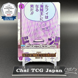 Luffy is the man who will become the Pirate King! R OP12-079 3rd ONE PIECE Card - Image 1