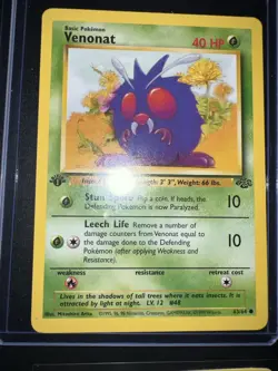Pokemon 6 Card Lot 1999 First Edition Cards Pikachu, Weezing, Grimer, Venonat, - Image 5
