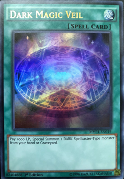 Dark Magic Veil - MVP1-EN019 Ultra Rare 1st Edition YuGiOh TCG Card - Image 1