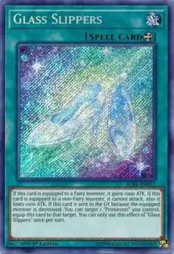 Glass Slippers - BLRR-EN011 - Secret Rare - 1st Edition - Yugioh TCG Card - Image 1