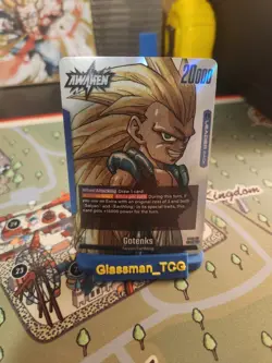 Gotenks SB02-017 Leader Manga Booster 02 Dragon Ball Card English - Image 1