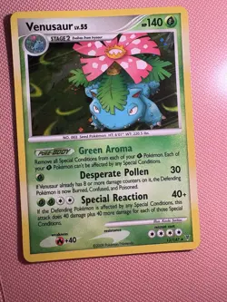 Pokemon 2009 Venusaur Lvl 55 Holo Rare Card Supreme Victors Series 13/147 - Image 1