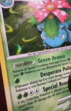 Pokemon 2009 Venusaur Lvl 55 Holo Rare Card Supreme Victors Series 13/147 - Image 2