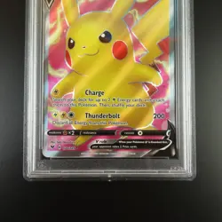 PSA 9 Pikachu V 170/185 Pokemon Vivid Voltage Holo Graded Card - Image 3