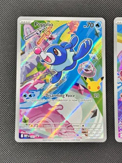 Pokemon First Partner Alolan Promo Holo Card Lot - Litten, Popplio, Rowlet NM-M - Image 2