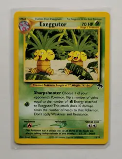 Exeggutor 13/18 Southern Islands Non Holo Pokemon Card - Excellent Condition - Image 1