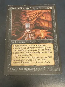 Gate to Phyrexia Antiquities Magic the Gathering Card LP/MP - Image 1