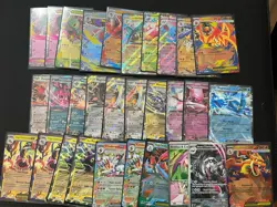 Ascended Heros 30 Card Lot Exs And IRs - Image 1