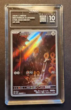 2024 Meltan Pokemon Japanese Sv5m-Cyber Judge 081 TAG 10 Pristine Graded Card - Image 1