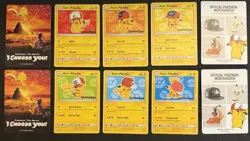 Pokemon I Choose You The Movie SM109-SM114 With Movie And Merch Cards - Image 1