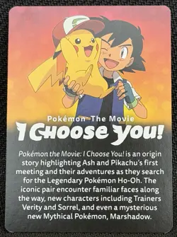 Pokemon I Choose You The Movie SM109-SM114 With Movie And Merch Cards - Image 3