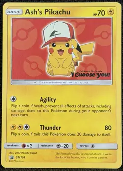 Pokemon I Choose You The Movie SM109-SM114 With Movie And Merch Cards - Image 4