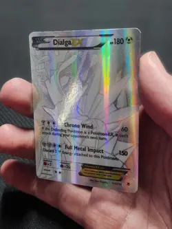 Pokemon Dialga EX Full Art Secret Rare Holo 122/119 XY Card MP- - Image 2