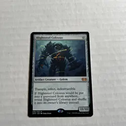 Blightsteel Colossus NM condition mtg card - Image 1