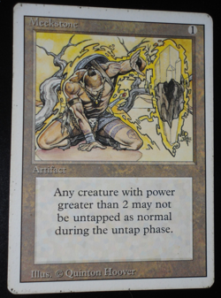 Meekstone Revised Edition MP Moderately Played MTG Magic the Gathering - Image 1