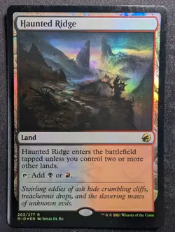 Haunted Ridge - Foil - Innistrad: Midnight Hunt (MTG) - Image 1