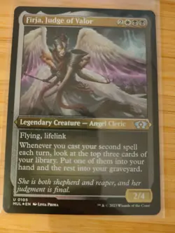 MTG Firja, Judge of Valor (Foil) 0105 March of the Machine M/NM Free UK P&P - Image 1