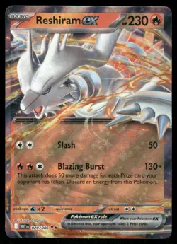 Pokemon Cards Reshiram ex 020/086 White Flare Double Rare NM *4 - Image 1