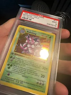 👑 1999 Pokemon Base Set Nidoking Holo – 1st Edition – PSA 9 MINT (#11/102) - Image 3