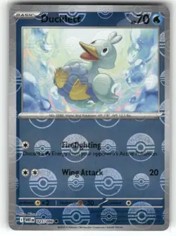 Ducklett 025/086 Poke Ball Pattern White Flare Pokemon TCG - Image 1