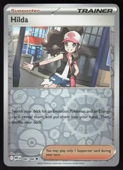 Hilda 084/086 Uncommon SV: White Flare Pokemon Reverse Holo Near Mint - Image 1