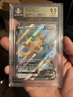 Dragonite V Ur Full Art 192/203 Evolving Skies Pokemon Card - Image 4