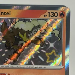 Pokemon Card Entei 112/091 Paldean Fates Shiny Ultra Rare Scarlet & Violet NM - Image 3