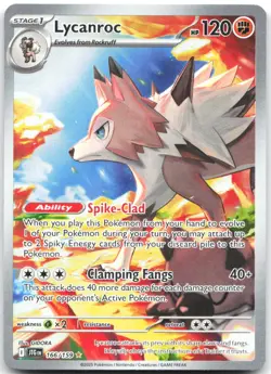Lycanroc 166/159 Illustration Rare Journey Together Pokemon Near Mint - Image 1