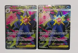 2x Mega Starmie ex 102/088 Full Art Ultra Rare Me03: Perfect Order Pokemon TCG - Image 1