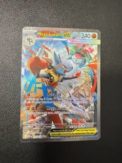 Pokemon Mega Lucario ex Mega Evolution 179/132 Special Illustration Rare TCG - Image 1