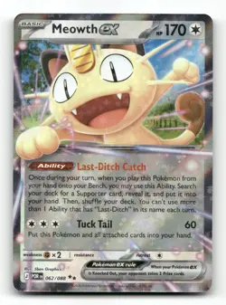 Meowth ex 062/088 - Perfect Order - Pokemon Card NM/M - Image 1