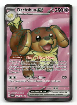 Dachsbun ex 160/142 - Stellar Crown - Pokemon Card NM/M - Image 1
