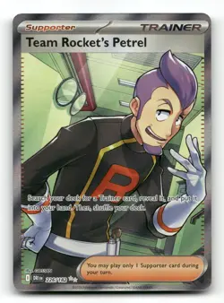 Team Rocket's Petrel 226/182 - Destined Rivals - Pokemon Card NM/M - Image 1