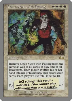 Once More With Feeling - MtG Unglued - R011 NM 1998 - Image 1