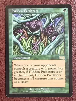 Hidden Predators - MtG Urza's Saga - R263 NM 1998 - Image 2