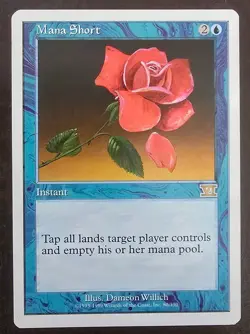 Mana Short - MtG 4th Edition - Rare NM 1995 - Image 2