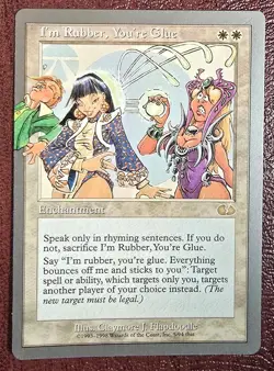 I'm Rubber You're Glue - MtG Unglued - R005 NM 1998 - Image 2
