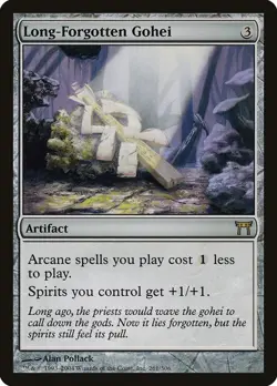 Long-Forgotten Gohei - MtG Champions of Kamigawa - R261 NM 2004 - Image 1