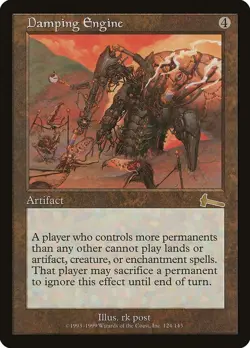 Damping Engine - MtG Urza's Legacy - R124 NM 1999 - Image 1
