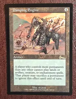 Damping Engine - MtG Urza's Legacy - R124 NM 1999 - Image 2