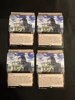 x4 The Biblioplex (Ext Art) #359 [Strixhaven: School of Mages] Magic MTG Cards - Image 1