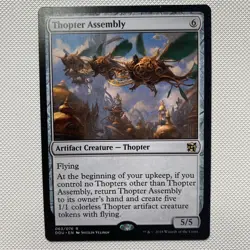 MTG Thopter Assembly Duel Decks: Elves vs. Inventors Rare Artifact Creature - Image 1